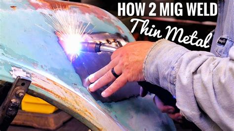 muggy weld on auto sheet metal|how to weld sheet metal.